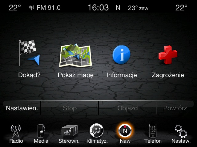 Uconnect 8.4 Polskie Menu Serwis Nawigacji